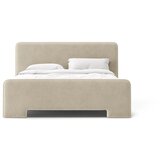 Micadoni Bež tapecirani bračni krevet s podnicom 180x200 cm Eda – | shoptok.hr