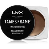 NYX Professional Makeup Tame & Frame Tinted Brow Pomade vodootporno gel za obrve i pomada 5 g nijansa 05 Black za žene Cijene
