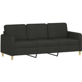  Trosjed od tkanine Crna 180 cm | shoptok.hr