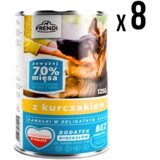 FRENDI Vlažna hrana za pse, Piletina, 1.250g, 8 komada | Eponuda.com