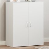 Ormarić za spise bijeli 60 x 32 x 77,5 cm od konstruiranog drva | shoptok.hr
