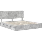  s od storage s ladicama Betonski sivi 200 x 200 cm | shoptok.hr