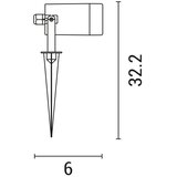 Spoljna lampa 1xGU10/5W/230V IP65 bela | Eponuda.com