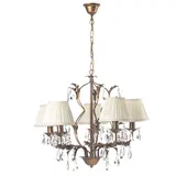 ONLI - Luster na lancu KAREN 5xE14/6W/230V bronzana