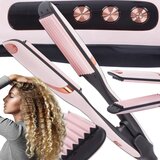 Keramička pegla od 75 W za ionizaciju valovite kose do 220°C | shoptok.hr