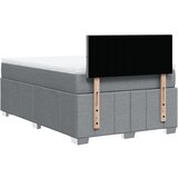  Krevet s oprugama i madracem svjetlosivi 120x190 cm od tkanine | shoptok.hr