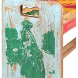  Klupa od masivnog obnovljenog drva 100 x 30 x 50 cm | shoptok.hr