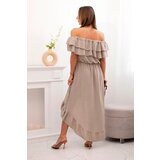 Kesi Włoski Women's off-the-shoulder dress with a longer back fango | Shoptok.si