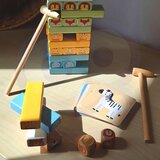 Woopie Green igra spretnosti "Klimava kula" sa životinjama, 82 kom. | shoptok.hr