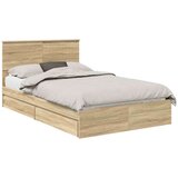  Krevet s od storage Sonoma hrast 120 x 200 cm Konstruirano drvo | shoptok.hr