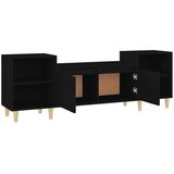 TV omarica črna 160x35x55 cm inženirski les, (20730679) | Shoptok.si