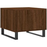  Stolić za kavu smeđa boja hrasta 50x50x40 cm konstruirano drvo | shoptok.hr