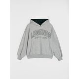 Sinsay Oversize hoodie s natpisom Slike