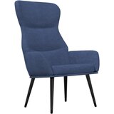 vidaXL Stol za sproščanje modro blago, (20934411) | Shoptok.si
