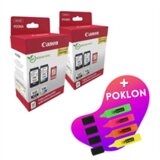 Canon Komplet tinta PG-545 (crna) + CL-546 (boja), original + foto papir, 2 komada + GRATIS POKLON | shoptok.hr