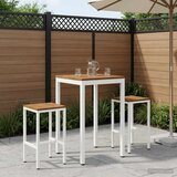  Stol za bar u vrtu Prirodna i bijela 60 x 60,5 x 105 cm | shoptok.hr