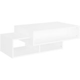 Furnova Klubska mizica bela 105x55x32 cm iverna plošča, (21912999) | Shoptok.si