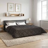  Zimska pokrivača Antracit 220 x 240 cm Mikrofibra i teddy flis | shoptok.hr