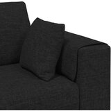  Tkaninska sofa s jastukom Crna 208 cm tkanina | shoptok.hr