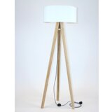 Ragaba podna lampa sa bijelim abažurom i crno-bijelim kablom Wanda | shoptok.hr