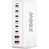 Polnilna postaja z 8 USB-C / USB hitrimi polnjenji GaN3 286W, Bela, (5000193232)