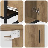  Set namještaja za kupaonicu 3 kom. Umjetnički hrast Smeđa 65 x 33 x 60 cm | Shoptok.si