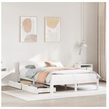 vidaXL Okvir kreveta s ladicama bez madraca bijeli 120x200 cm | shoptok.hr