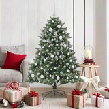 vidaXL Umestno božično drevo med 150 LED Zelena 105 x 105 x 150 cm | Shoptok.si