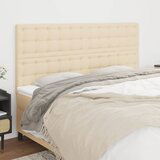 The Living Store posteljno vzglavje 4 kosa krem 80x5x78/88 cm blago - vzglavje, (21657784) | Shoptok.si