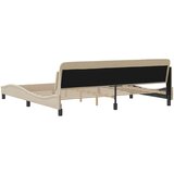  Okvir za krevet Dover krem 200x200 cm od tkanine | Eponuda.com
