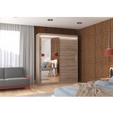ADRK Drsna omara z ogledalom TOM 180 cm - HRAST TARTUF | Shoptok.si
