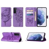 Chameleon Preklopna torbica (WLGO-Butterfly) za Samsung Galaxy S23+, vijolična | Shoptok.si