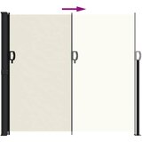  Uvlačiva bočna tenda krem boje 180 x 600 cm | shoptok.hr