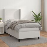 The Living Store Box spring postelja z vzmetnico bela 80x200 cm umetno usnje - Box Spring Postelja, (21521648) | Shoptok.si