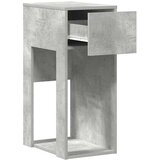 TOWER stalak za računalo s ladicom boja betona 30x44x74 cm | Shoptok.si