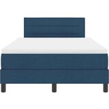 Box Postelja z vzmetnico z vzmetnico Modra 120 x 190 cm blago, (5000126784) | Shoptok.si