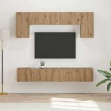  Komplet TV omaric 4 pcs Bela Konstruiran les - - Bela - 66.64 - 98 x 31 x 29,5 cm - 2025-vidaXL-Uvoz_2 | Shoptok.si