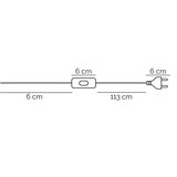  ONLI - Stona lampa ROSINA 1xE14/6W/230V bronzana | Eponuda.com