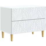  Noćni ormarić Bijela 62 x 34,5 x 48 cm Konstruirano drvo | shoptok.hr