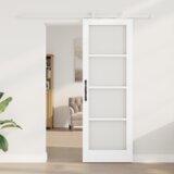 vidaXL klizna Vrata s Kompletom Alata 'ORKDAL'Bijela od Punog Drva i Stakla | shoptok.hr
