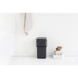 Brabantia Zabojnik za ločevanje odpadkov 12 L - siva | Shoptok.si