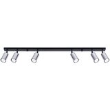 Sollux Lighting Sollux SL.1372 - Spot svetiljka WINX 6xGU10/10W/230V crna/hrom Cene