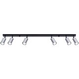 Sollux Lighting Stropna svetilka WINX 6L črna/krom, (21348129) | Shoptok.si