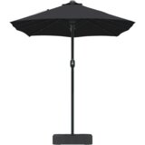  Vrtni suncobran Crna 385 x 209 x 244 cm tkanina | shoptok.hr