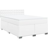 Maison Chic Box spring postelja - Vzmetna postelja z vzmetnico bel 140x200 cm umetno usnje SL18187, (21894315) | Shoptok.si