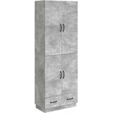  Set ormara 2 kom. Konstruirano drvo Siva 66 x 34,5 x 92 cm | shoptok.hr