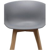 MID.YOU SET NASLANJAČEV, les, umetna masa siva | Shoptok.si