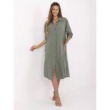 Och Bella Dress-TW-SK-BI-24135.81-khaki | Shoptok.si