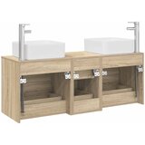  Set ormarića za kupaonicu 3 kom. Hrast sonoma 49,5 x 41 x 63 cm | shoptok.hr