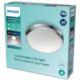Philips LED okrogla stropna svetilka Doris (17 W, 1.700 lm, Ø x V: 31,3 x 9 cm, Hladno bela, Srebrna) | Shoptok.si
